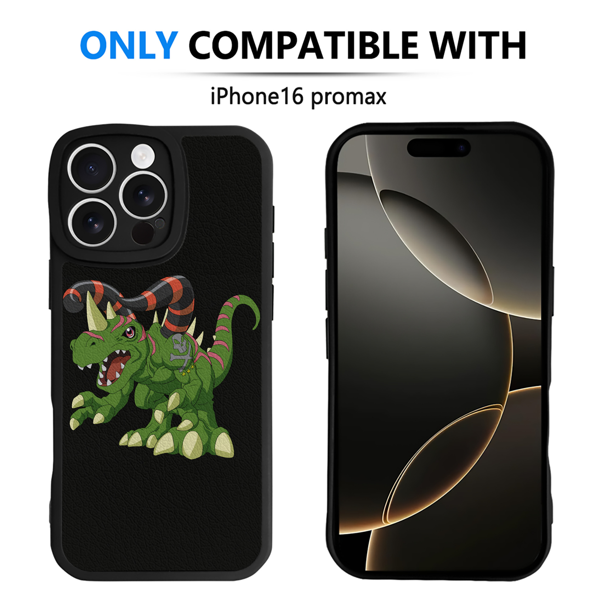 （画像用） Digimon デジタルモンスター/デジモン 【iPhone 16シリーズ対応】シリコンスマホケース（レザー調） 材質：シリコン